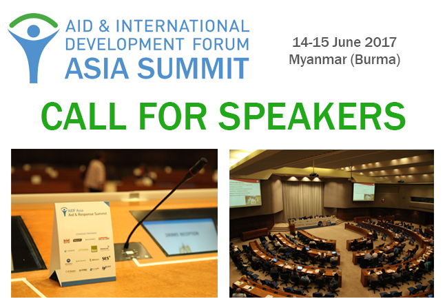 Call for speakers for Aid & Development Asia Summit 2017