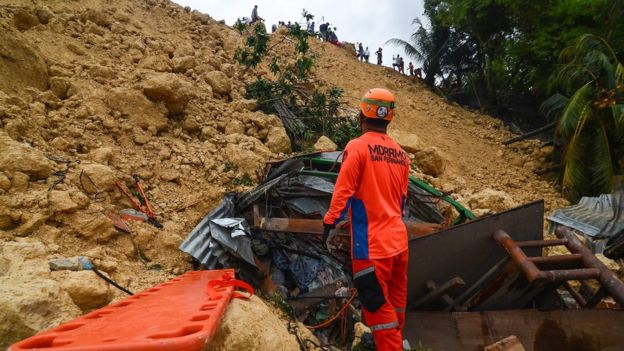 Philippines hit with deadly landslides after super typhoon